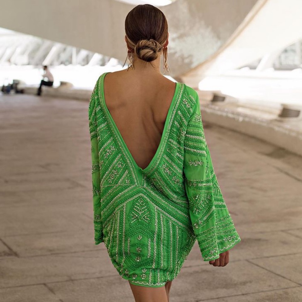 NET Zara Beaded Tunic Dress